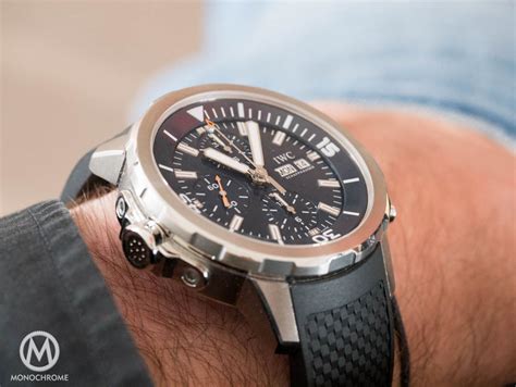 review iwc aquatimer chronograph.